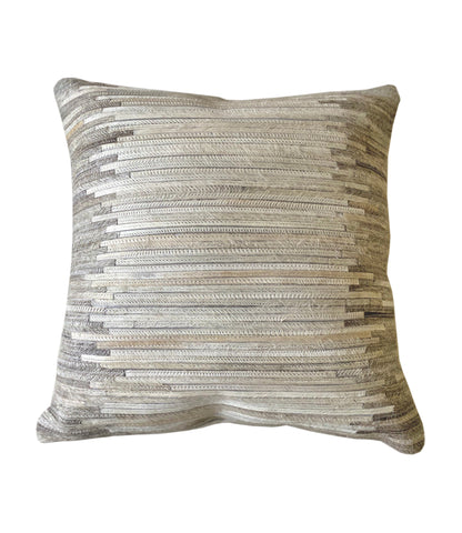 Maxwell Throw Pillow, Lt. Grey (18"x18"x4")