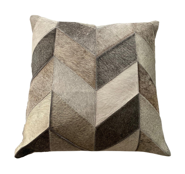 Ashton Throw Pillow, Grey (20"x20"x4")