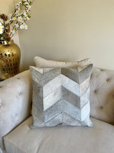 Ashton Throw Pillow, Grey (20"x20"x4")
