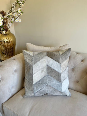 Ashton Throw Pillow, Grey (20"x20"x4")