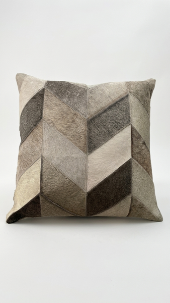 Ashton Throw Pillow, Grey (20"x20"x4")