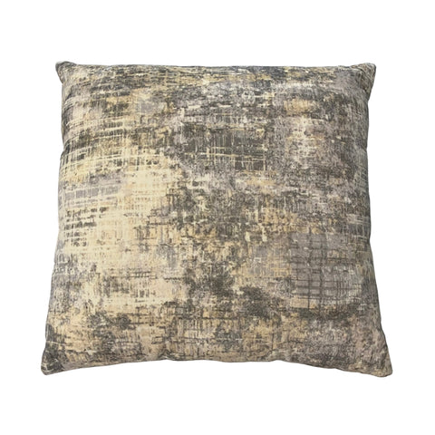 Benson Throw Pillow, Beige (20"x20"x4")