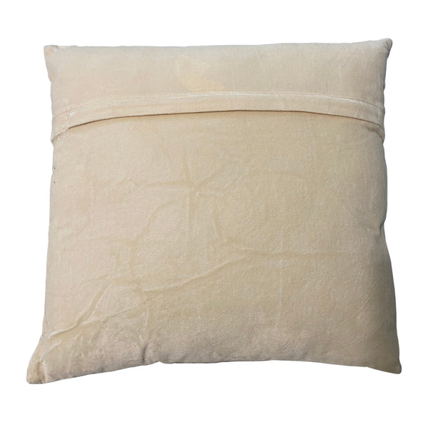 Benson Throw Pillow, Beige (20"x20"x4")
