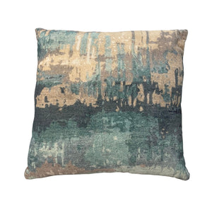 Payton Throw Pillow, TealGreen (20"x20"x4")