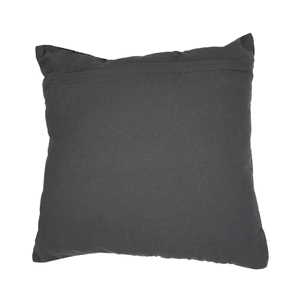 Lana Throw Pillow, Black (18"x18"x4")