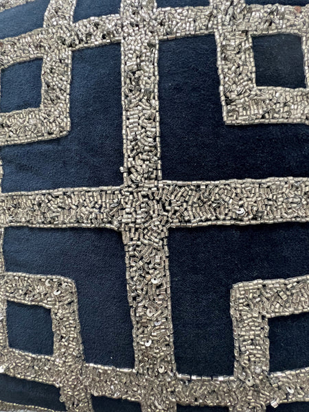Picasso Throw Pillow, Blue(18"x18"x4")