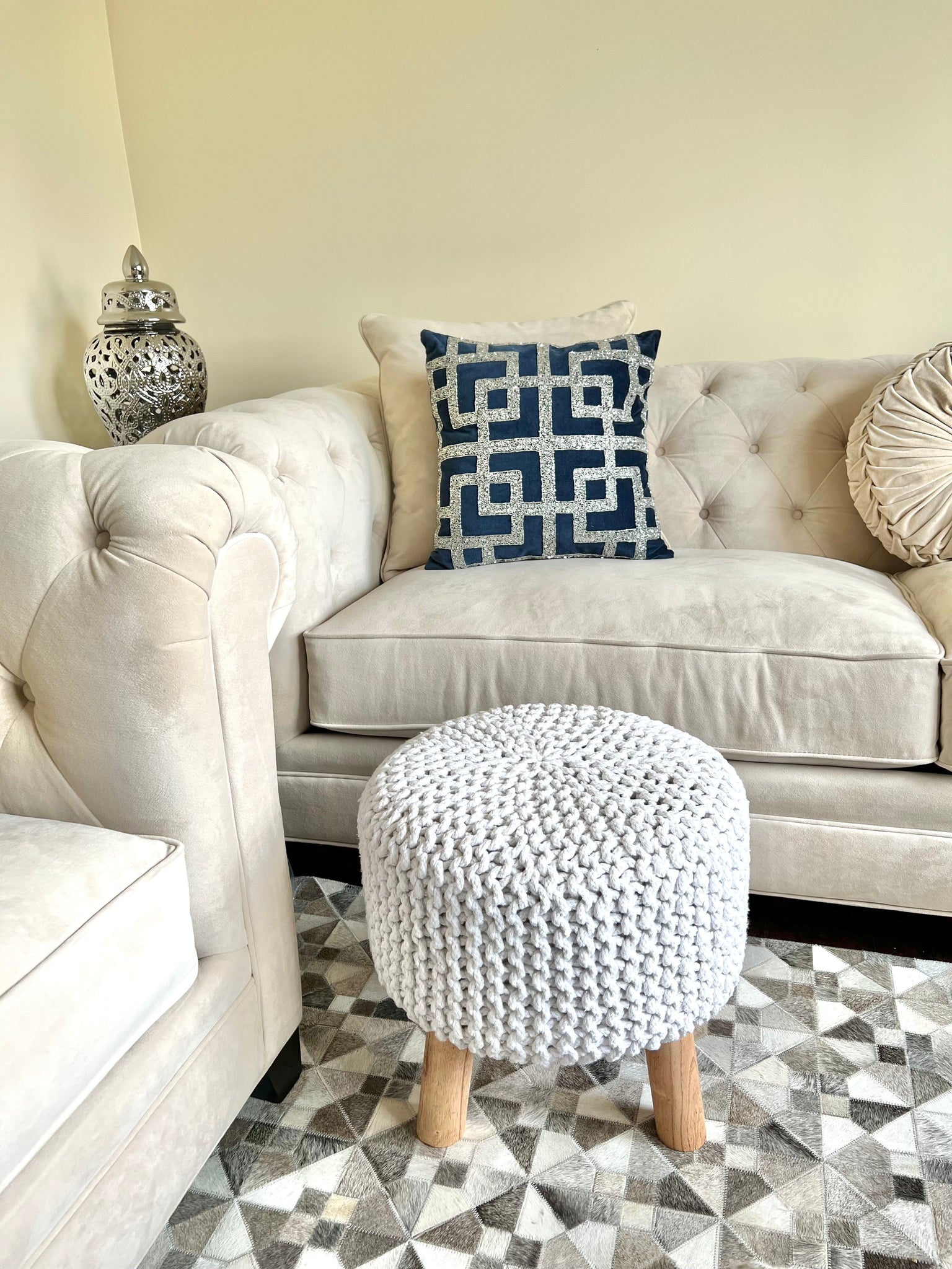 Rosh Stool, (Multiple Colors) (16"x16"x16")