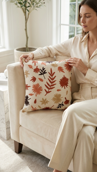 Vermont Throw Pillow (18"x18"x4")