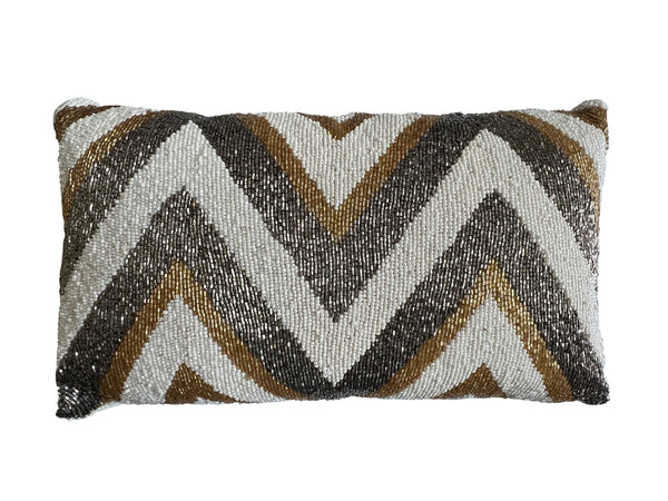 Cosmos Throw Pillow, Ivory (20"x12"x4")