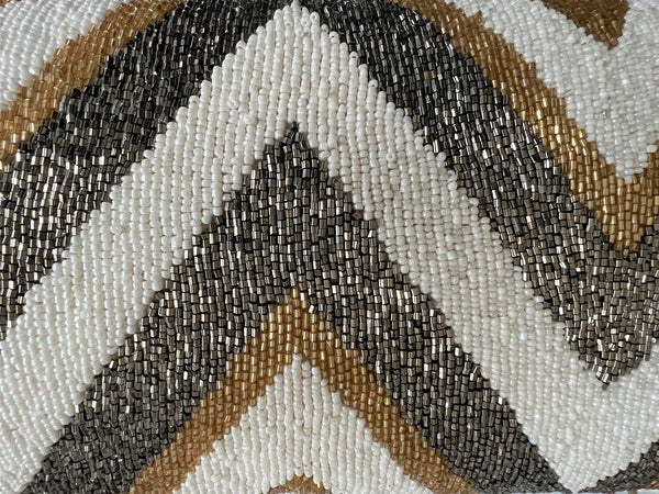 Cosmos Throw Pillow, Ivory (20"x12"x4")