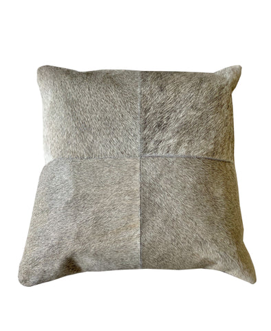 Grace Throw Pillow, Grey (18"x18"x4")
