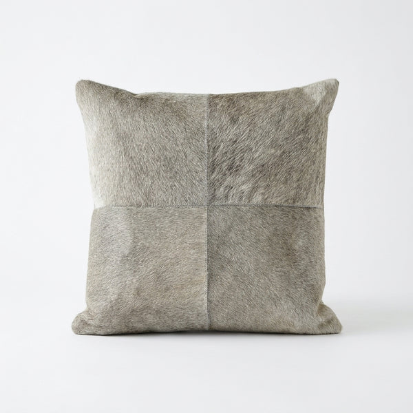 Grace Throw Pillow, Grey (18"x18"x4")