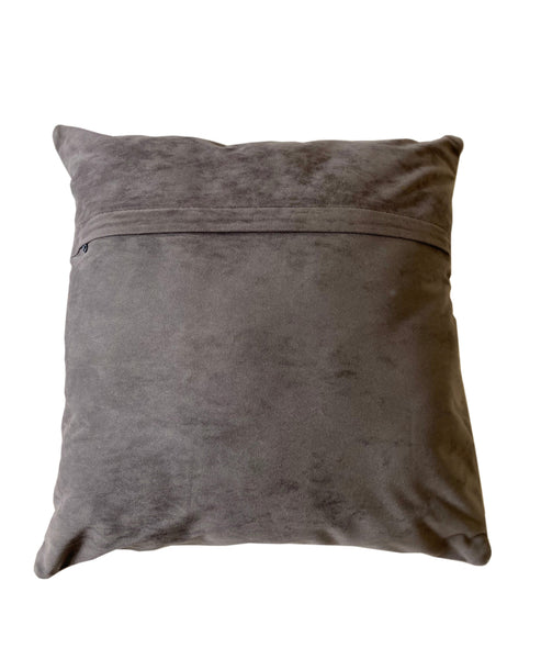 Grace Throw Pillow, Grey (18"x18"x4")