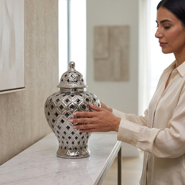 Ava Handmade Ceramic Ginger Jar(Multiple sizes)