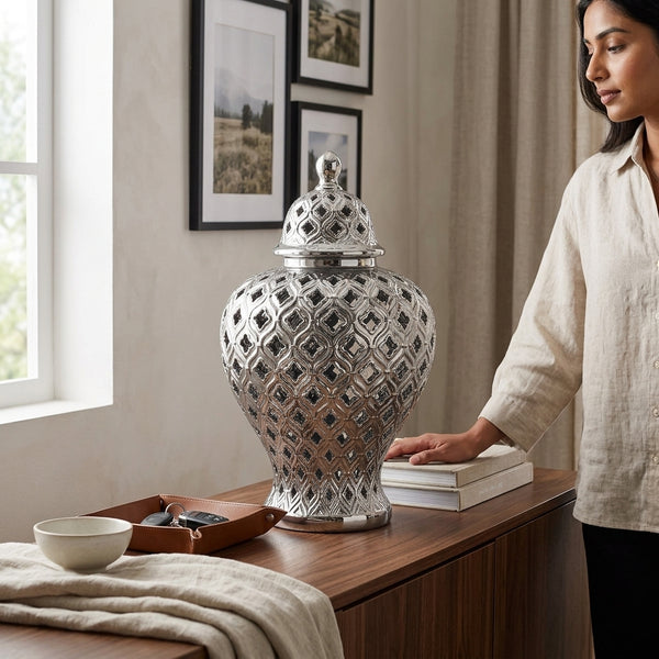 Ava Handmade Ceramic Ginger Jar(Multiple sizes)