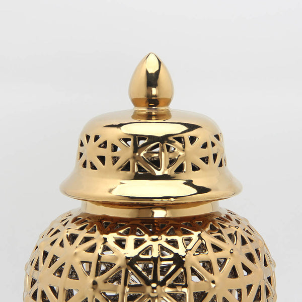 Aria Gold Ginger Jar (Multiple sizes)