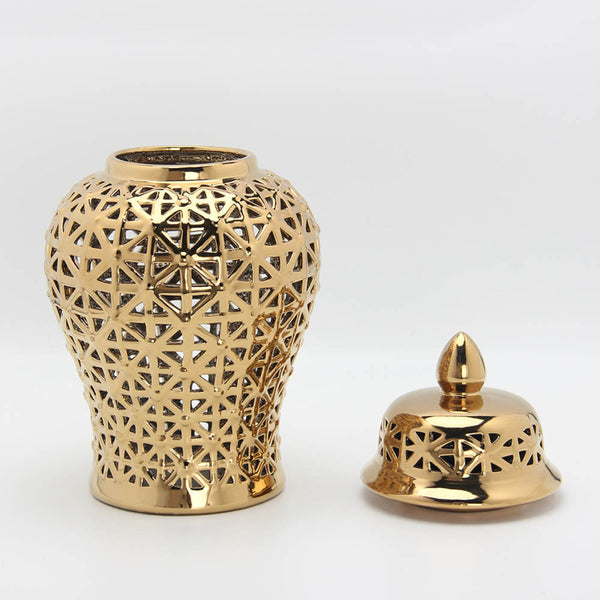 Aria Gold Ginger Jar (Multiple sizes)