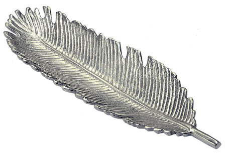 Olivia Leaf tray, Silver 12"