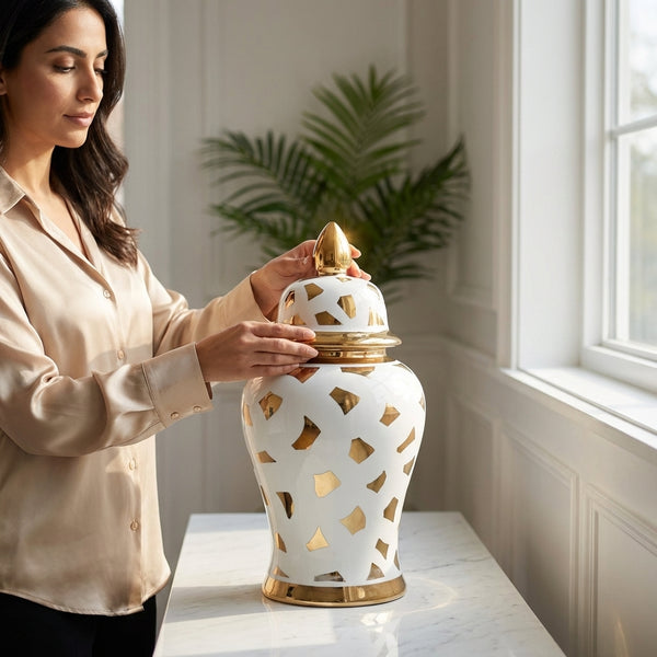 Viv Confetti Ginger Jar