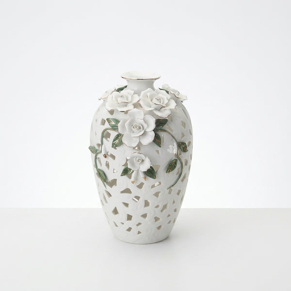 Rose Floral Vase 11.6 X 7.3 Inches