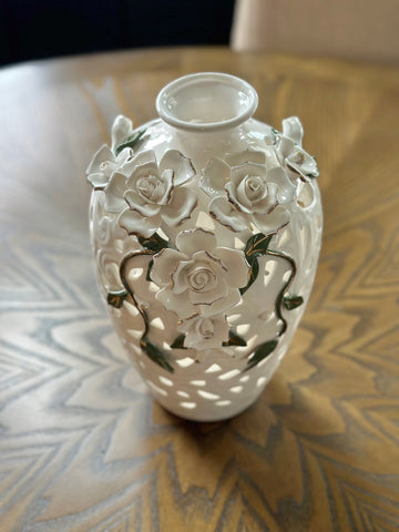 Rose Floral Vase 11.6 X 7.3 Inches