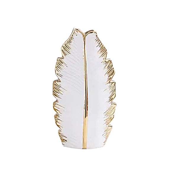 Fawn Feather Vase (Sold as a set)
