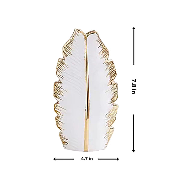Fawn Feather Vase (Sold as a set)