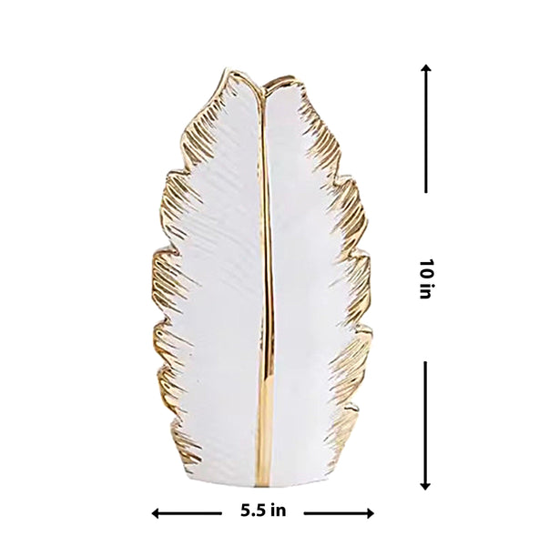 Fawn Feather Vase (Sold as a set)