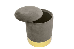 Oliver Modern Storage Ottoman, (15"x15"x16.5")