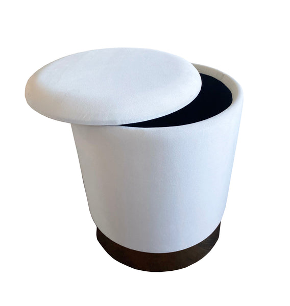 Oliver Modern Storage Ottoman, (15"x15"x16.5")