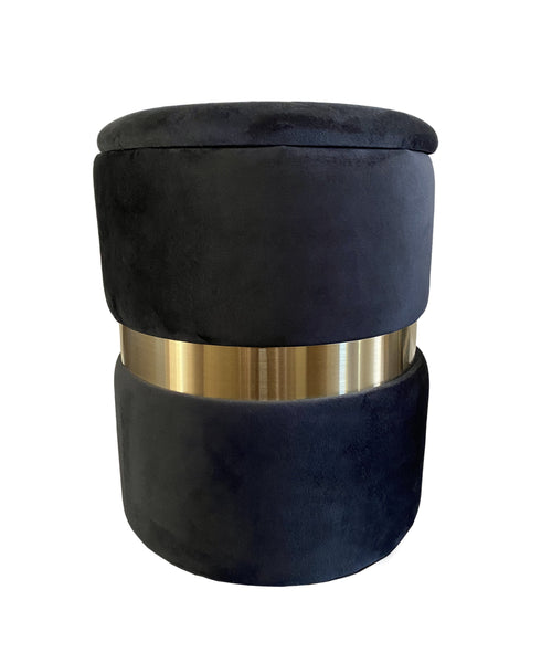 Ava Storage Ottoman, (13"x13"x15")