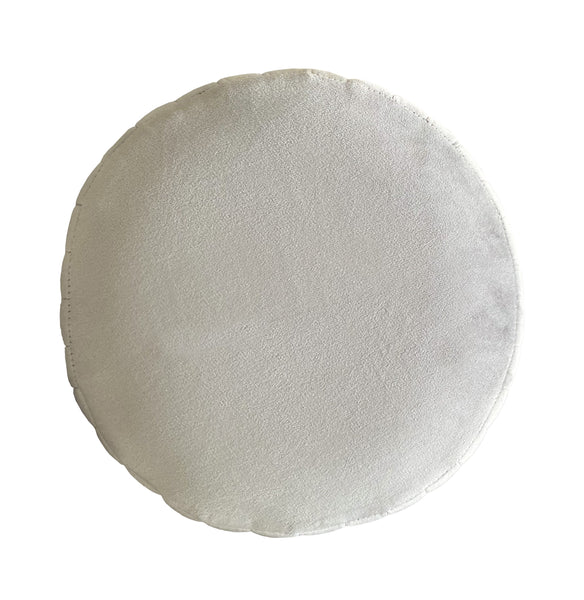 Chloe Ottoman, Grey (12"x12"x16.5")