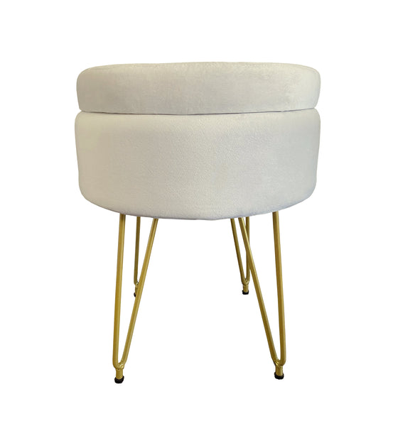 Xan Storage Stool, (13"x13"x17.5")