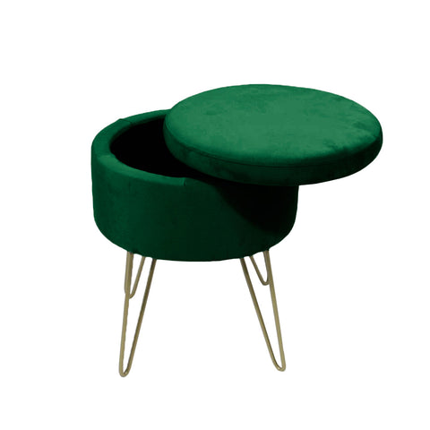 Xan Storage Stool, (13"x13"x17.5")