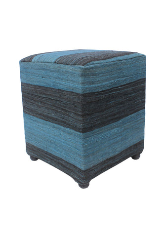 Winchester Ottoman Sanaz, Blue (16"x16"x19")