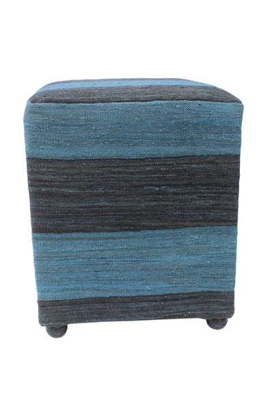 Winchester Ottoman Sanaz, Blue (16"x16"x19")