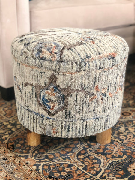 Isla Stool, Blue-Green (16"x16"x16")