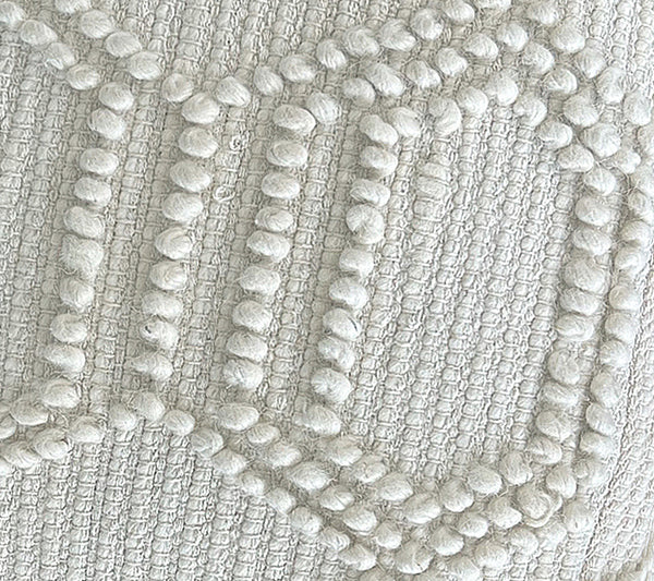 Ivy Floor Wool Pouf