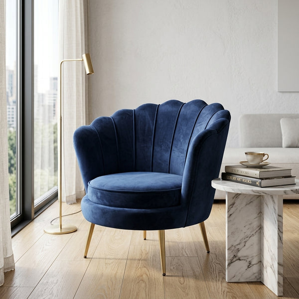 Modern Emma Petal chair, (26"x32"x35")
