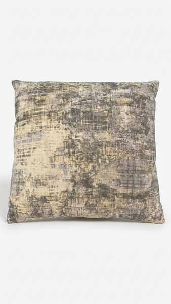 Benson Throw Pillow, Beige (20"x20"x4")