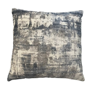Ryan Throw Pillow, Silver (20"x20"x4")