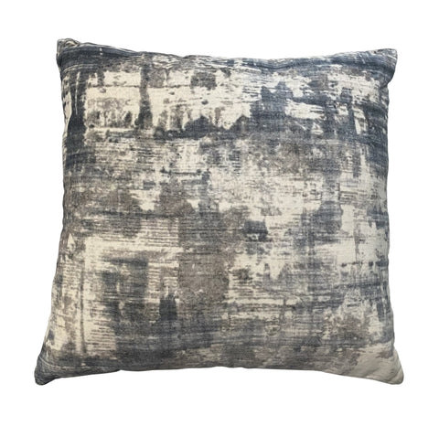 Ryan Throw Pillow, Silver (20"x20"x4")