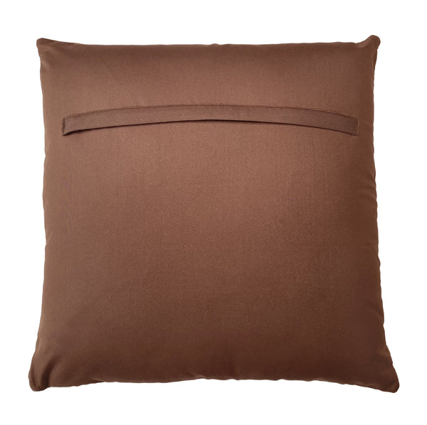 Connor Throw Pillow, Brown/Ivory (20"x20"x4')