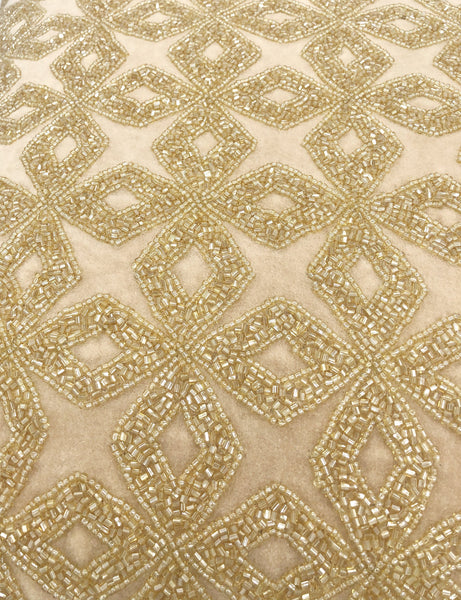 Bari Throw Pillow, Gold (18"x18"x4")